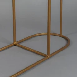 Messing Sidetable Ovaal 16 Messing Sidetable Ovaal -VTwonen Verkoopwinkel dutchbone zodiac messing sidetable ovaal 06