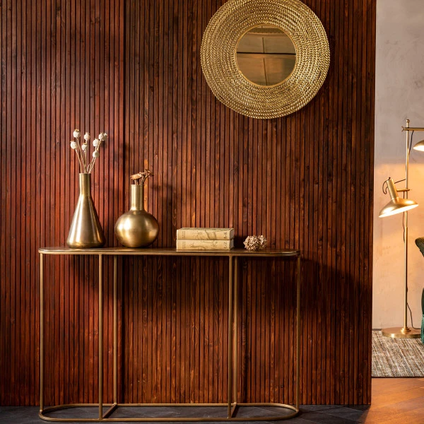 Messing Sidetable Ovaal 3 Messing Sidetable Ovaal - Afbeelding 3