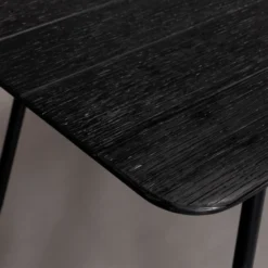 Eettafel Van Dennenhout -VTwonen Verkoopwinkel eettafel van dennenhout zwart 04 2