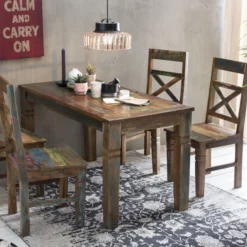 Eettafel Gerecycled Hout