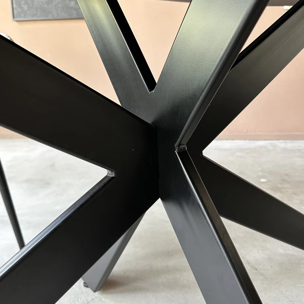 Eettafel Ovaal Zwart 6 Eettafel Ovaal Zwart - Afbeelding 6