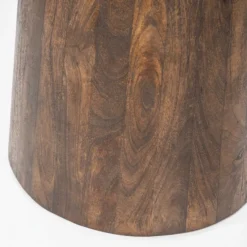 Ronde Eettafel Tavertin En Mangohout 11 Ronde Eettafel Tavertin En Mangohout -VTwonen Verkoopwinkel eleonora aikin ronde eettafel tavertin en mangohout 01