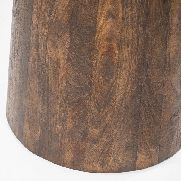 Ronde Eettafel Tavertin En Mangohout 6 Ronde Eettafel Tavertin En Mangohout - Afbeelding 6