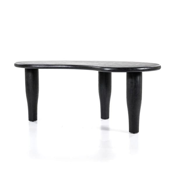 Organische Eettafel Zwart 1 Organische Eettafel Zwart