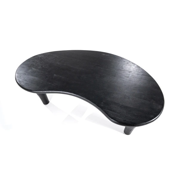 Organische Eettafel Zwart 6 Organische Eettafel Zwart - Afbeelding 6