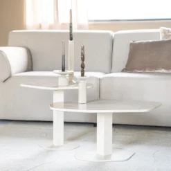 Bijzettafel Wit Marmer -VTwonen Verkoopwinkel eleonora lorenzo bijzettafel wit marmer 05