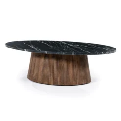 Ovale Salontafel Zwart Marmer 7 Ovale Salontafel Zwart Marmer -VTwonen Verkoopwinkel eleonora maxim ovale salontafel zwart marmer 02