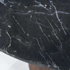 Ronde Eettafel Marmer En Mangohout -VTwonen Verkoopwinkel eleonora maxim ronde eettafel marmer en mangohout 03