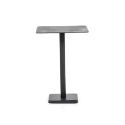 Bijzettafel Aluminium Zwart