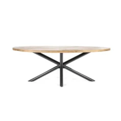 Ovale Eettafel Industrieel