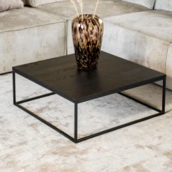 Vierkante Salontafel Eiken