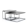 Metalen Salontafel Set Van 2