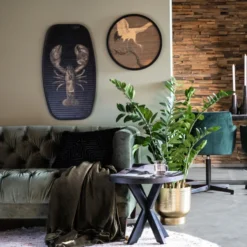 Ronde Salontafel Zwart Hout 8 Ronde Salontafel Zwart Hout -VTwonen Verkoopwinkel eleonora steven ronde salontafel van zwart hout 3 1