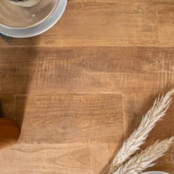 Eettafel Teak Met Afgeronde Hoeken -VTwonen Verkoopwinkel eleonora tabassum moderne eettafel gerecycled teak 06 3