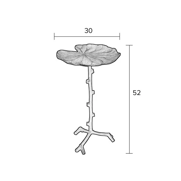 Ginkgo Blad Bijzettafel 7 Ginkgo Blad Bijzettafel - Afbeelding 7