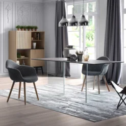 Glazen Eettafel -VTwonen Verkoopwinkel glazen eetkamertafel laforma burano 180 04 800x800 1