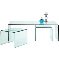 Glazen Salontafel Set 3-delig 8 Glazen Salontafel Set 3-delig -VTwonen Verkoopwinkel glazen salontafel set clear club 3 kare design 03 800x800 1