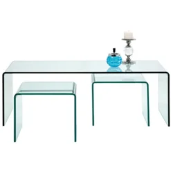 Glazen Salontafel Set 3-delig 9 Glazen Salontafel Set 3-delig -VTwonen Verkoopwinkel glazen salontafel set clear club 3 kare design 04 800x800 1
