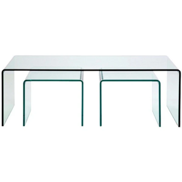 Glazen Salontafel Set 3-delig 5 Glazen Salontafel Set 3-delig - Afbeelding 5