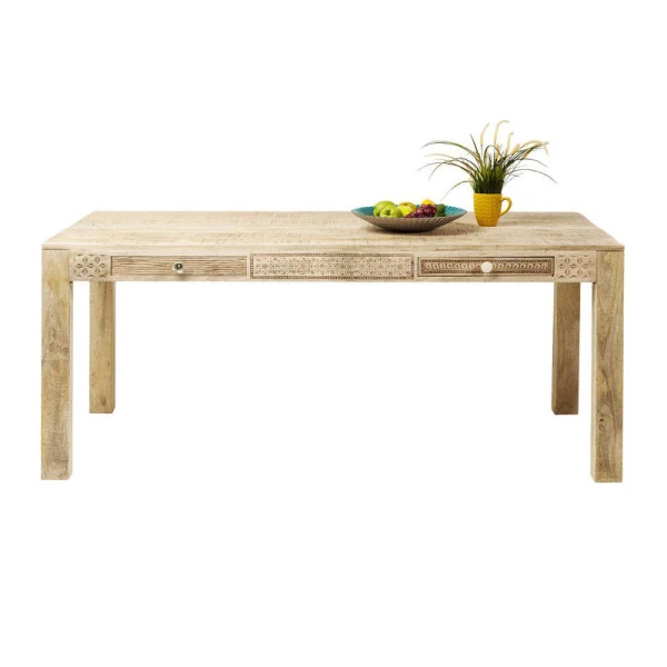 Houten Eettafel 2 Houten Eettafel - Afbeelding 2