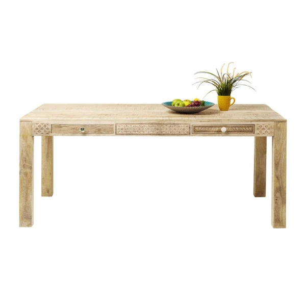 Houten Eettafel 4 Houten Eettafel - Afbeelding 4