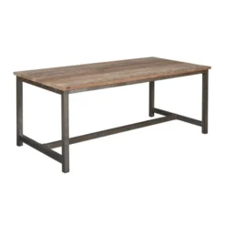 Industriële Eettafel Teak -VTwonen Verkoopwinkel industri le eettafel teak tower living venetie 01