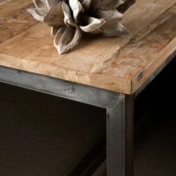 Industriële Eettafel Teak -VTwonen Verkoopwinkel industri le eettafel teak tower living venetie 02