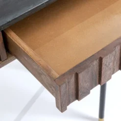 Sidetable Van Acacia En Marmer -VTwonen Verkoopwinkel kare design apiano bureau van acacia en marmer 09