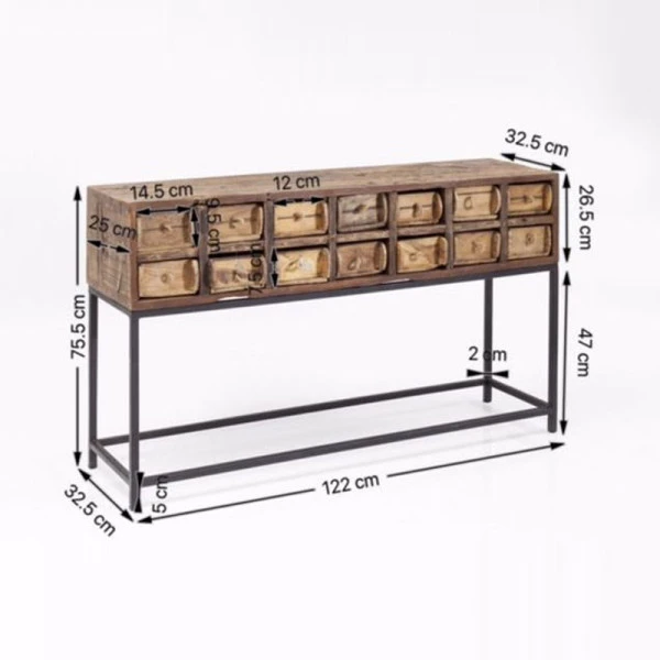 Houten Sidetable 3 Houten Sidetable - Afbeelding 3