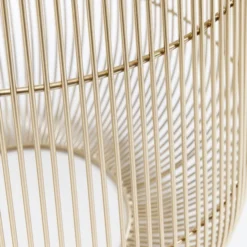 Tafeltje Goud Met Wit Marmer -VTwonen Verkoopwinkel kare design beam white tafeltje goud met wit marmer 03