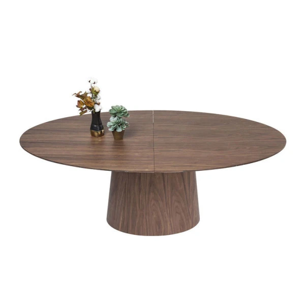 Walnoot Eetttafel Ovaal Uitschuifbaar 1 Walnoot Eetttafel Ovaal Uitschuifbaar