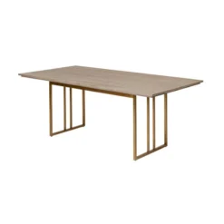 Design Eettafel Hout Met Koper