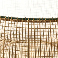 Ronde Salontafel Goud Met Glas -VTwonen Verkoopwinkel kare design cesta glazen salontafel met goud gaas 04