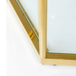 Zeshoekige Bijzettafel Goud -VTwonen Verkoopwinkel kare design comb gold zeshoekige bijzettafel goud 09