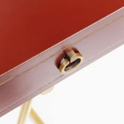 Bordeauxrode Wandtafel 12 Bordeauxrode Wandtafel -VTwonen Verkoopwinkel kare design disk bordeauxrode wandtafel 04