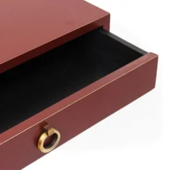 Bordeauxrode Wandtafel 14 Bordeauxrode Wandtafel -VTwonen Verkoopwinkel kare design disk bordeauxrode wandtafel 05