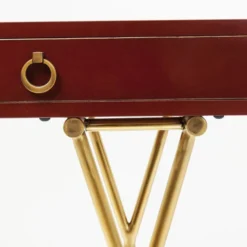 Bordeauxrode Wandtafel 13 Bordeauxrode Wandtafel -VTwonen Verkoopwinkel kare design disk bordeauxrode wandtafel 06