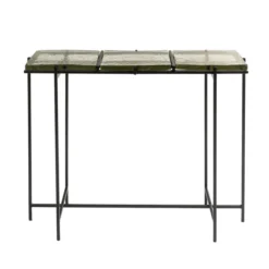 Design Sidetable Met Dik Glas