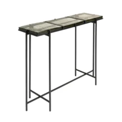 Design Sidetable Met Dik Glas -VTwonen Verkoopwinkel kare design ice black design sidetable met dik glas 02