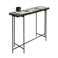 Design Sidetable Met Dik Glas -VTwonen Verkoopwinkel kare design ice black design sidetable met dik glas 04