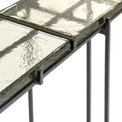 Design Sidetable Met Dik Glas -VTwonen Verkoopwinkel kare design ice black design sidetable met dik glas 08