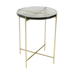 Ronde Bijzettafel Glas