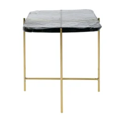 Tafeltje Met Dikke Glasplaat -VTwonen Verkoopwinkel kare design ice salontafel met dikke glasplaat 02