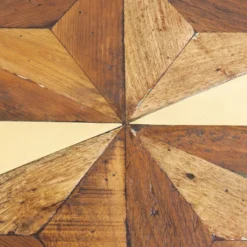 Mozaiek Eettafel Hout -VTwonen Verkoopwinkel kare design illusion gold mozaiek eettafel hout 83828 002