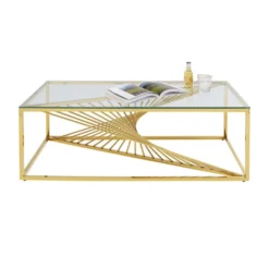 Design Salontafel Met Glas -VTwonen Verkoopwinkel kare design laser design salontafel met glas 02