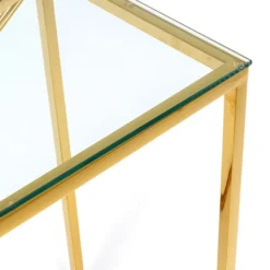 Design Sidetable Met Glas -VTwonen Verkoopwinkel kare design laser design sidetable met glas 08