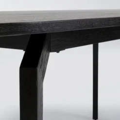 Zwarte Design Eettafel Hout -VTwonen Verkoopwinkel kare design milano zwarte design eettafel hout 10