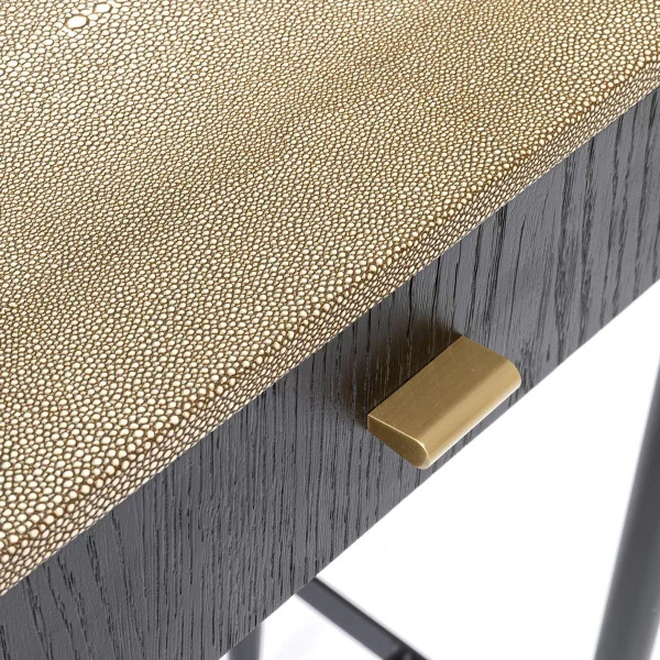 Zwarte Design Kaptafel Met Spiegel 6 Zwarte Design Kaptafel Met Spiegel - Afbeelding 6