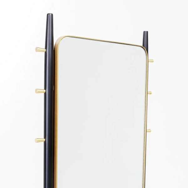 Zwarte Design Kaptafel Met Spiegel 9 Zwarte Design Kaptafel Met Spiegel - Afbeelding 9