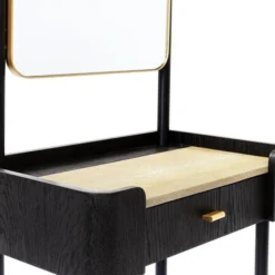 Zwarte Design Kaptafel Met Spiegel 17 Zwarte Design Kaptafel Met Spiegel -VTwonen Verkoopwinkel kare design milano zwarte design kaptafel met spiegel 12